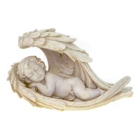 Genérico - Set De 2 Estatua Decorativa Ángel Durmiendo Querubín Jhn