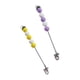 thumbnail image 5 of 2 Uds Tablero Ocupado Juguete Sensorial De Madera Habilidad Práctica Violeta Amarillo, 5 of 5