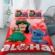 thumbnail image 1 of Duvet Cover Stitch Animation Bedding Set Queen King Size Quilt Comfort Cover for Children Gift Home DecorBed Sheets, 1 of 5