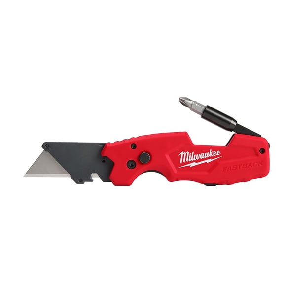 Cuchillo Milwaukee Fastback Utility 6 en 1 con portabrocas