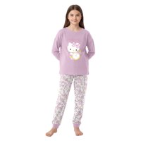Pijama Largo Niña Algodón Invierno Hello Kitty C2 Top