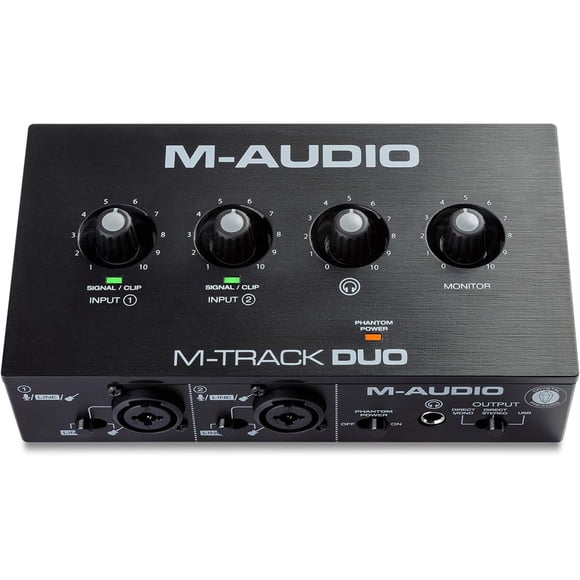 Interfaz de Audio M-Audio M-Track Duo USB 48 kHz 2 Entradas