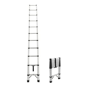 Escalera Telescópica Halten 4,3 Mts Aluminio Retráctil