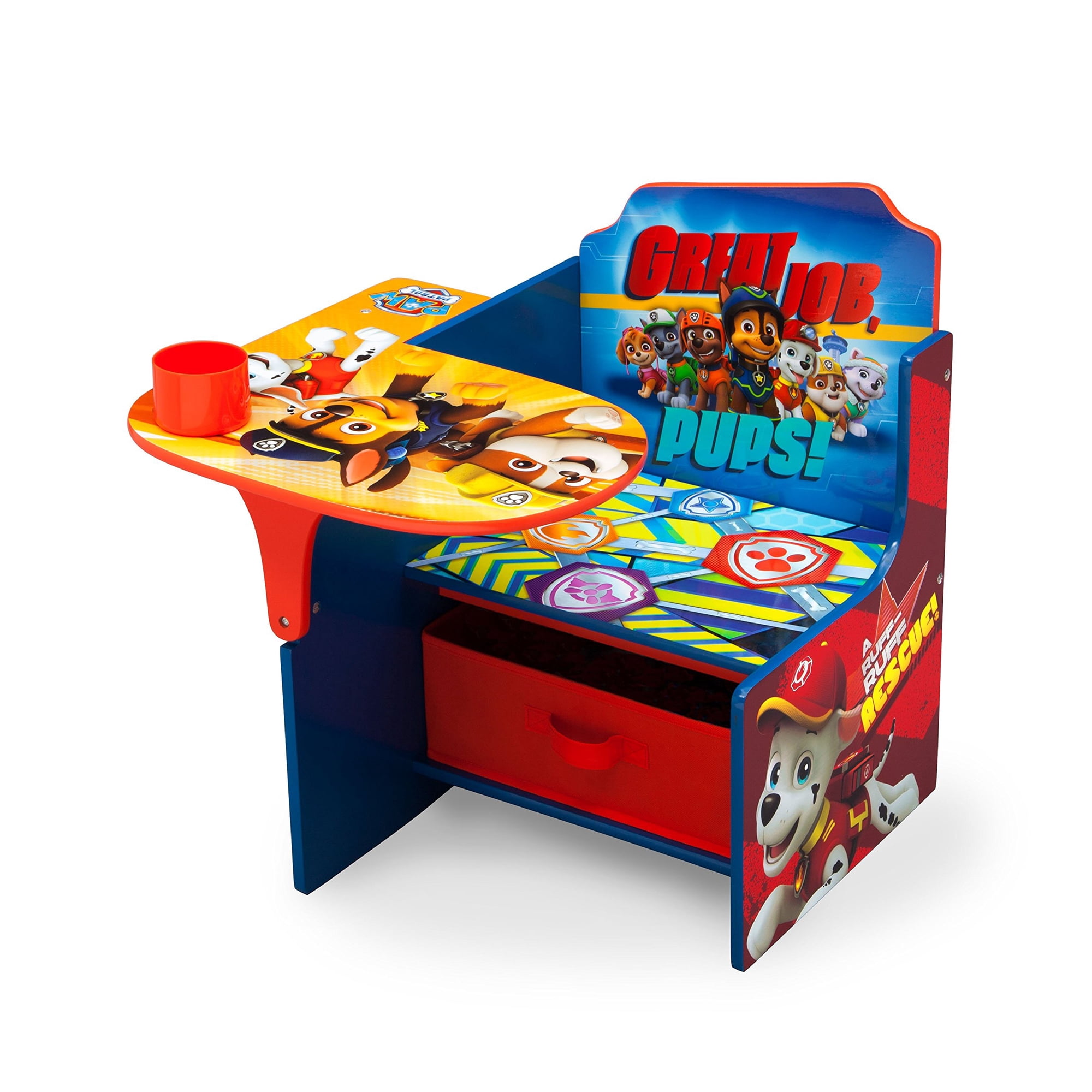 Silla Y Escritorio Delta Children Nick Jr. Paw Patrol Con Almacenamiento