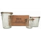 thumbnail image 1 of Paquete combinado de tarros con molde de vidrio WECK Standard, vidrio transparente, 1 of 2