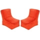 thumbnail image 1 of Set Pouf Tatto 1c Felpa Naranjo, 1 of 4