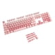 thumbnail image 2 of Juego De Teclas Profesionales Para Teclado Mecánico, Resistentes Y Ligeras, 132 Teclas, Color Rosa, 2 of 5
