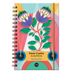 Zig Zag - Agenda Paulo Coelho 2024 - Anillada: Alquimias Tulipanes