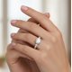 thumbnail image 3 of Anillos de Compromiso de Moissanita de Oro de 2 Quilates para Mujer Color D Claridad VVS1 Anillo de Diamante Ovalado Anillos de Boda de Plata Esterlina 925 para Mujer Talla 5-9 ﻿, 3 of 7