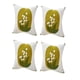 thumbnail image 1 of Set De 4 Fundas De Cojin Bordadas 45x45cm Verde, 1 of 4