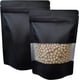 thumbnail image 1 of Paquete de 50 bolsas de Mylar con olor a olor, 5 x 7 pulgadas, resellables, para almacenar alimentos, para embalaje con ventana transparente, bolsas de aluminio con base para dulces y refrigerios (ven, 1 of 6