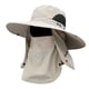 thumbnail image 2 of Gorra para el sol Sombrero de pesca Protección Transpirable Visera para exteriores con cara extraíble Cubierta con solapa para el cuello , beige, 2 of 5