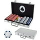 thumbnail image 1 of Juego de fichas de póquer Trademark Poker de 11,5 g con tarjetas y estuche para 300 fichas, 1 of 3