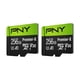 thumbnail image 2 of Tarjeta de memoria PNY Premier-X 256 GB clase 10 U3 V30 microSDXC, paquete de 2, 2 of 8