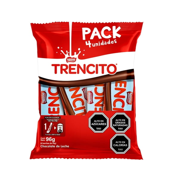Chocolate De Leche Pack 4X24G, 96 g