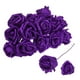 thumbnail image 1 of Flores Artificiales Uxcell Rosas Morado 50 Piezas, 1 of 3
