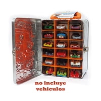 Caja Metálica Hot Wheels Colección Para 18 Autos - A