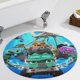 thumbnail image 5 of Alfombra Redonda Mighty MonsterWheelies Felpa Coral 60cm, 5 of 6