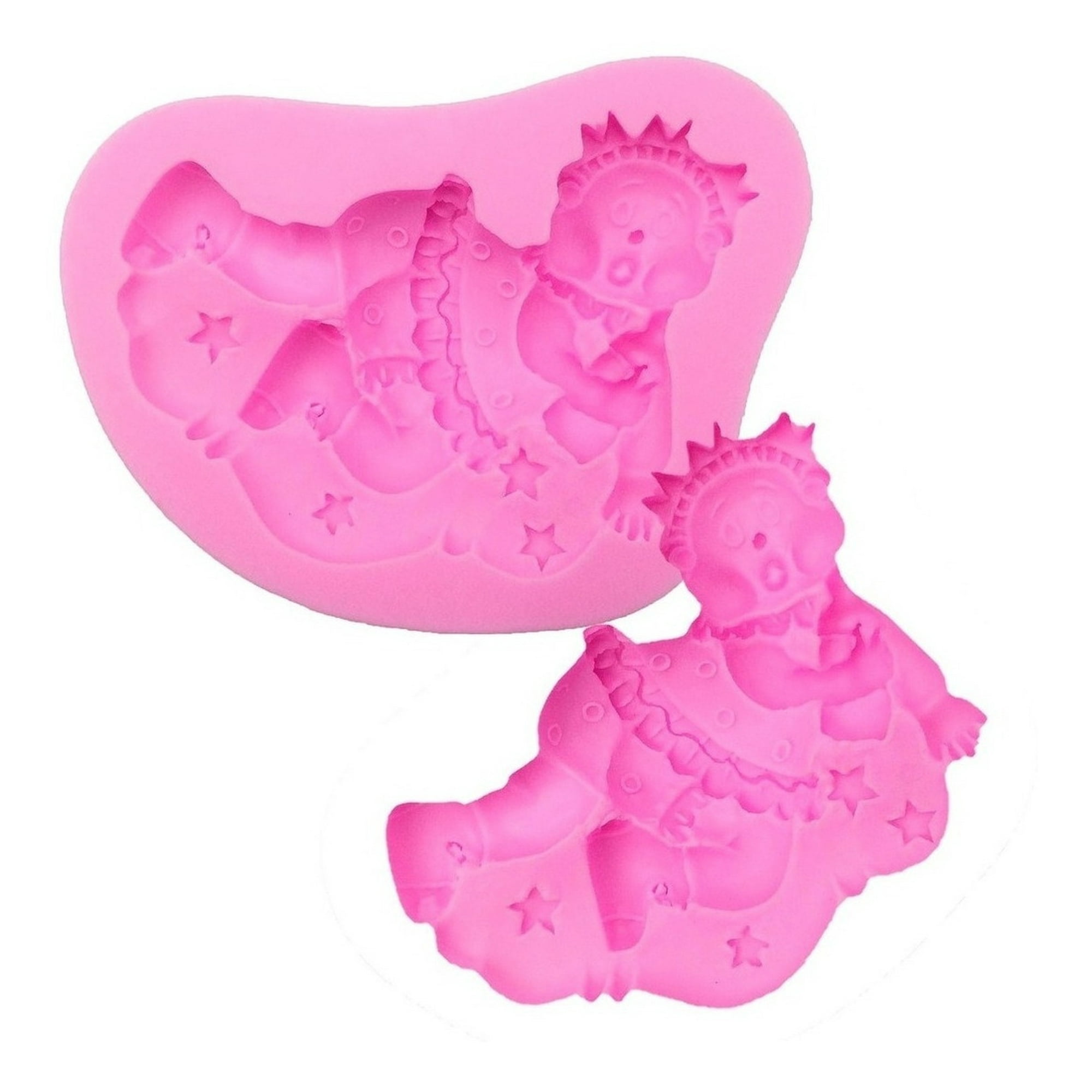 Genérico - Molde De Silicona Molde Angel Bebe Molde Fondant Angel Bebe