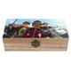 thumbnail image 1 of Caja Organizadora de Madera Rústica El Príncipe Dragón Desmarcar, 1 of 6