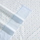 thumbnail image 4 of Juego de sábanas Laura Ashley de percal de algodón, 200 hilos, color azul, 4 of 8