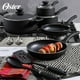 thumbnail image 4 of Batería de cocina antiadherente 10 piezas Ashford Oster negro Tamano Unico, 4 of 5