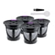 thumbnail image 2 of 4x Cápsulas De Café Reutilizables K Cups Filtro De Café Sin BPA Para K1.0 K300 K200 Negro, 2 of 5