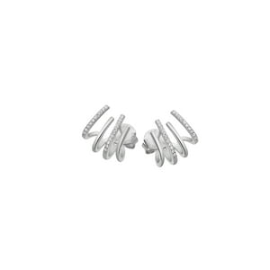 Aros Lp3344-4/1 Lotus Silver Mujer Ear Party