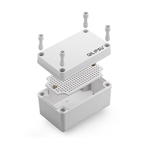 Caja de conexiones QILIPSU 11x8x7 cm ABS IP67 impermeable