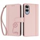 thumbnail image 3 of Funda Cartera Trébol para Samsung Galaxy S25 Edge con Ranuras Tarjetas y Carga Inalámbrica Rosa, 3 of 6