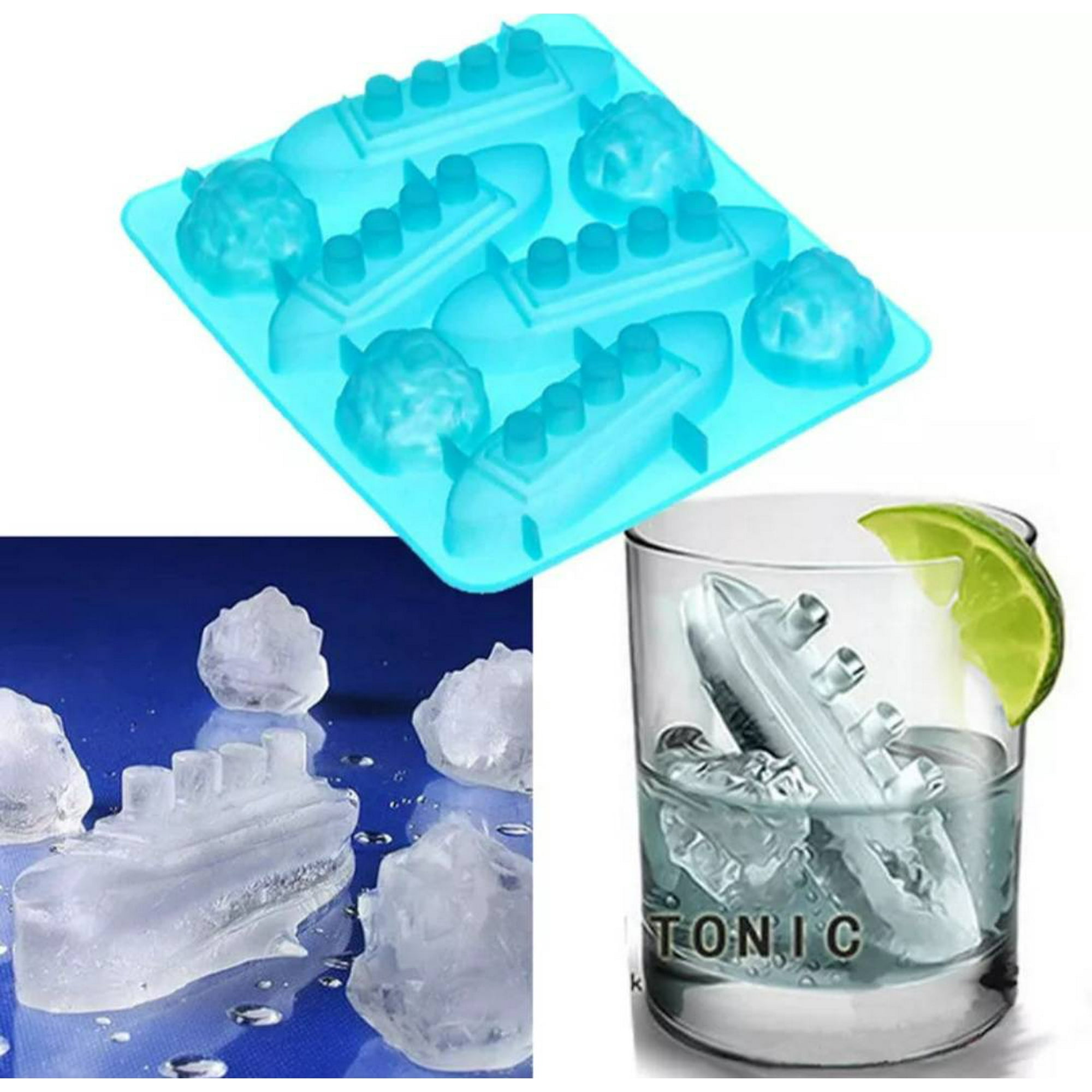 Mundo Eve - Molde Hielo Silicona Titanic