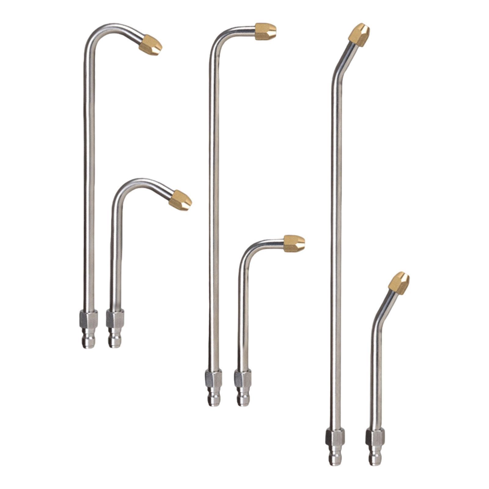 Magideal - 6 Piezas Extensión De Presión Del Rodillo De Las Baguettes U En Forma De 90 Degree 25 Degree Actualización Curva Reparación Partes Polonal Extensión De Extensió