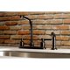 thumbnail image 2 of Grifo de cocina Kingston Brass Concord FB755DLSP bronce aceitado, 2 of 3