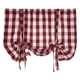 thumbnail image 4 of Buffalo Check Tie Up Cortina Vichy Tie Up Tonos Decoración Rojo 60x120cm, 4 of 5