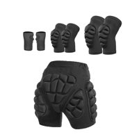 Ioensy - Pantalones Cortos Acolchados Eva Impact Pad Para Monopatín, Patinaje Sobre Ruedas, Deportes Al Aire Libre L