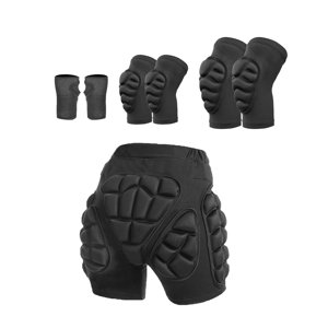 Ioensy - Pantalones Cortos Acolchados Eva Impact Pad Para Monopatín, Patinaje Sobre Ruedas, Deportes Al Aire Libre L