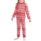 thumbnail image 4 of INSPIRE CHIC Conjunto de Pijama de Navidad para Mujer con Alce de Manga Larga, Árbol de Navidad, Nieve, Ropa de Dormir para Parejas, Conjunto de Descanso S Rojo [Hombres], 4 of 5