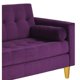 thumbnail image 3 of Sofa Retro 3 Cuerpos Felpa 01 Morado, 3 of 5