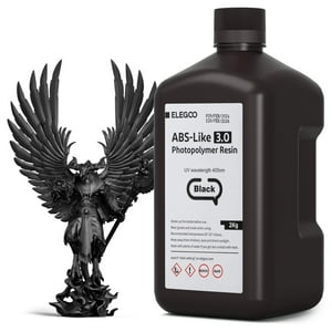Impresora 3D De Resina Elegoo Tipo Abs 3.0 Negra De 2 Kg Para Msla/Lcd/Dlp