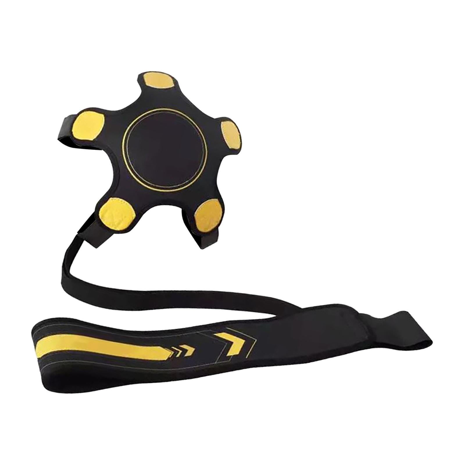 Magideal - Entrenador De Fútbol, Cinturón De Entrenamiento De Fútbol Para Práctica En Solitario, Universal, Se Adapta Al Tamaño 3, 4, 5, Balones De Fútbol, Entre Amarillo