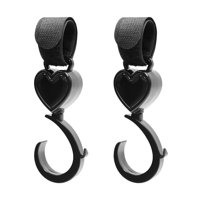 Bothyi - 2 Ganchos Para Bolsa De Cochecito, Bolsas De La Compra, Ganchos Giratorios De 360 Grados Para Cochecito De Bebé