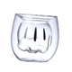thumbnail image 2 of Taza De Vidrio De Doble Pared Hecha A Mano Para Amigos, Familias, Niños, Niñas, Niños Y Adultos, 2 of 3