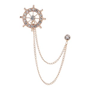 Ioensy - Broche De Cadena Con Borlas, Cadenas De Eslabones, Broches De Alfiler, Alfiler De Solapa Para Hombres, Camisas De Esmoquin