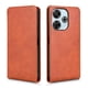 thumbnail image 2 of Funda tipo folio para Xiaomi Redmi Note 13R 5G con soporte magnético y protección para la cámara Marrón, 2 of 6