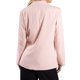 thumbnail image 4 of Jess by Meiko Chaquetas de Mujer Mangas Largas Solapa Muesca Doble Lazo Envolvente Blazer de Oficina M Rosa Bebé, 4 of 6