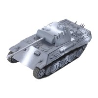 Magideal - Kits De Modelos De Tanque A Escala 1:72, Modelo De Tanque De Vehículo, Juguete Diy, Colección De Simulación De Ensamblaje Para Niñas, Niños, Adultos, Gris