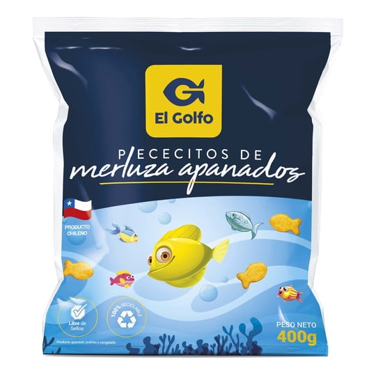 Apanados De Merluza Forma Pececitos Bolsa 400 g El Golfo