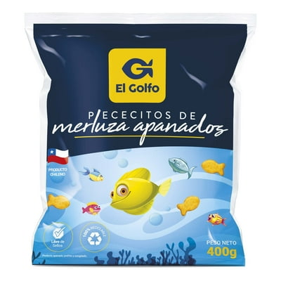 Pececitos Merluza Apanados Bolsa 400 G El Golfo