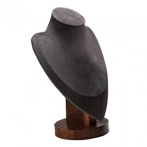 Genérico - Soporte Para Collar, Organizador De Cadena Colgante, Tienda, Hogar, Exhibición De Joyería, Soporte Para Busto, Gris Oscuro L