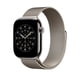thumbnail image 2 of Correa de reloj Apple Milanese Loop de 46 mm, color natural M/L, 2 of 3
